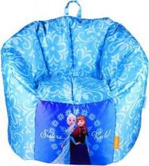 Orka XL Anna & Elsa Digital Printed Kids Bean Bag Sofa With Bean Filling