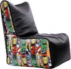 Orka XL Avengers Comic Digital Printed Bean Bag Chair With Bean Filling