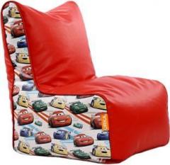 Orka XL Pixar Cars Digital Printed Bean Bag Chair With Bean Filling