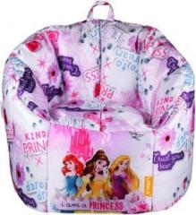 Orka XL Princess Digital Printed Kids Bean Bag Sofa With Bean Filling