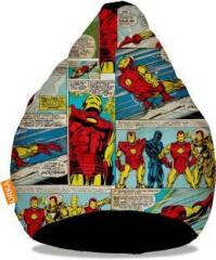 Orka XXL Marvel Comics Digital Printed Bean Bag With Bean Filling