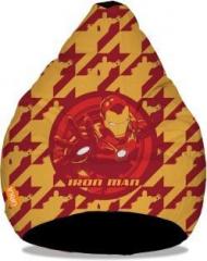 Orka XXL Marvel's Iron Man Digital Printed Bean Bag With Bean Filling