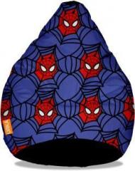 Orka XXL Spiderman Faces Digital Printed Bean Bag With Bean Filling
