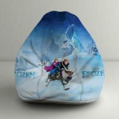 Orka XXL Team Frozen Digital Printed Bean Bag With Bean Filling
