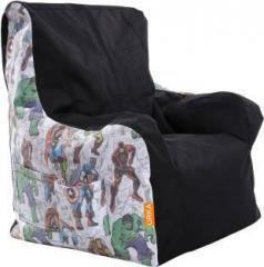 Orka XXXL Avengers Digital Printed Arm Chair Bean Bag Chair With Bean Filling