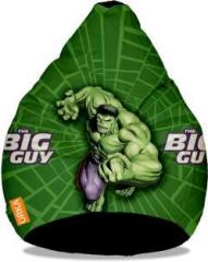Orka XXXL Hulk Big Guy Digital Printed Bean Bag With Bean Filling