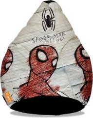 Orka XXXL Marvel's Spiderman Digital Printed Bean Bag With Bean Filling
