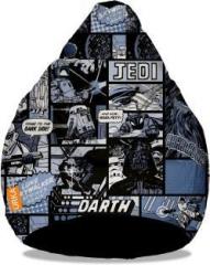 Orka XXXL Starwars Darth Vader Digital Printed Bean Bag With Bean Filling