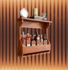 Palak Home Decor Solid Sheesham Wood Bar Cabinet Solid Wood Bar Trolley