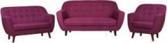 Peachtree Fabric 3 + 2 + 1 Purple Sofa Set