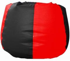 Pebbleyard Classic Filled Bean Bag in Red N Black Colour