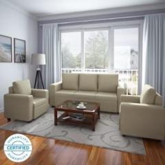 Perfect Homes By Flipkart Canterbury Fabric 3 + 1 + 1 Beige Sofa Set