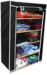 Philoshop Cloth Stand & Cupboard and Almirah Carbon Steel Collapsible Wardrobe