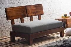 Prajapati Arts Fabric 2 Seater Sofa