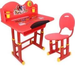 Puci Kids Study Table Baby Desk with Comfortable Seat &High Backrest Metal Desk Metal Desk Chair