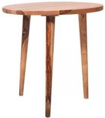 Purple Hive Robbins Round Solid Wood Side Table