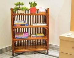 Rainbow Engineered Wood Open Book Shelf
