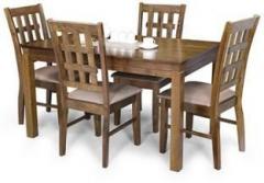 Royaloak Vega Solid Wood 4 Seater Dining Set