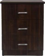 Rspol Bedroom Bedside Table Storage Cabinet with 3 Drawers Engineered Wood Bedside Table