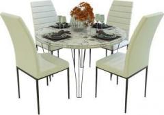 Rudransh Engineered Wood 4 Seater Dining Table