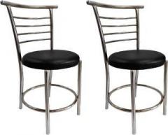 Rw Rest Well RW 158 Comfortable Multi Purpose with a Leather Cushion Steel Chair Metal Dining Chair