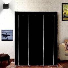 Sanamstore Cloth Stand & Cupboard and Almirah Carbon Steel Collapsible Wardrobe