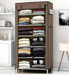 Sanamstore multipurpose rack shelf PVC Collapsible Wardrobe
