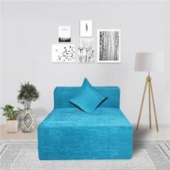 Seventh Heaven 6 2.5 Chenille Molfino Fabric Sofa cum Bed with 1 Cushions, 2 Year Warranty Single Sofa Bed