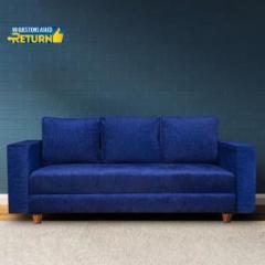 Seventh Heaven Rio 3 Seater Sofa, Extra Spacious, Chenille Molfino Fabric: 3 Year Warranty Fabric 3 Seater Sofa