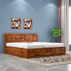 Shree Jeen Mata Enterprises SJME Solid Sheesham Wood King Size Bed For Bed Room /Guest Room /Hotel Solid Wood King Box Bed