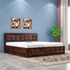 Shree Jeen Mata Enterprises SJME Solid Sheesham Wood Queen Size Bed For Bed Room /Guest Room /Hotel Solid Wood Queen Box Bed