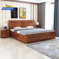 Shree Jeen Mata Enterprises Solid Sheesham Wood King Size Bed For Bed Room /Living Room /Guest Room /Hotel Solid Wood King Box Bed