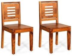 Shree Jeen Mata Enterprises Solid Wood Sheesham Wood Two Dining Chair For Dining Room, Restaurants Solid Wood Dining Chair