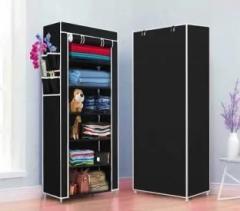 Shyam Ji strong frame material 1 door 6 layer collapsible wardrobe Carbon Steel Collapsible Wardrobe