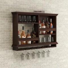 Silvercrafts Solid Wood Bar Cabinet