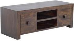 Smart Choice Furniture Rosewood _JIEU08 New_Matte finish Solid Wood Entertainment Unit