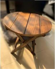 Smarts Collection Wooden Handmade Stool/Stylish Stool Table for Bedroom/Home/Office/Living or Decor/Mini Stool for Sitting/Coffee Table Display Stand/Side Table/Wooden Stool Indoor Outdoor Solid Wood Side Table