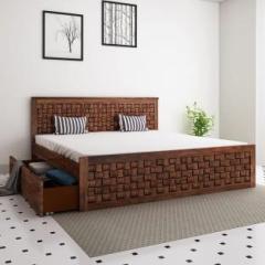 Sofani Sheesham Wood Bed Solid Wood King Drawer Bed