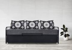 SOLISPRIMUS COMFORT FOR ALL Iron Storage Sofa Cum Bed With Premium Quality Double Metal Sofa Bed