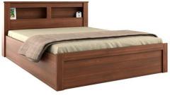Spacewood Kosmo Arena Queen Bed with Box Storage in Rigato Walnut Finish