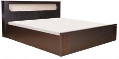 Spacewood Kosmo Saphire Queen Size Storage Bed in Woodpore Finish