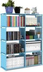 Spirited Plastic 10 Shelf Book Organizer Plastic Open Book Shelf