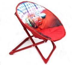 Sri Multiple Cartoon Printed Foldable Relaxing Chair kids to be used for picnics, outdoors and at home. Material: Polyester fabrication with metal frame. Color: Multiple Colors and Prints Metal Chair