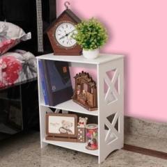 Ss Arts Living Room /Bedroom Side table, End Table Engineered Wood Bedside Table