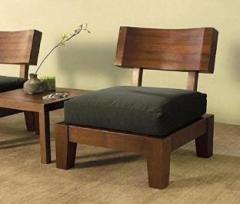 Ss Wood Furniture Fabric 1 Seater Sofa