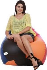 Star XXL Classic Multi Color Teardrop Bean Bag With Bean Filling