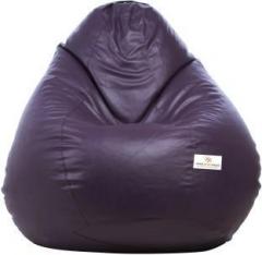 Star XXL Classic Purple Teardrop Bean Bag With Bean Filling