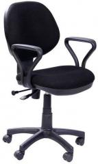 Stellar Spine Medium Back Ergonomic Chair in Black Colour