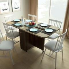 Studio Kook Abba Engineered Wood 6 Seater Dining Table