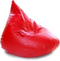 Style Homez XL HumBug XL Size Red with Beans Teardrop Bean Bag With Bean Filling